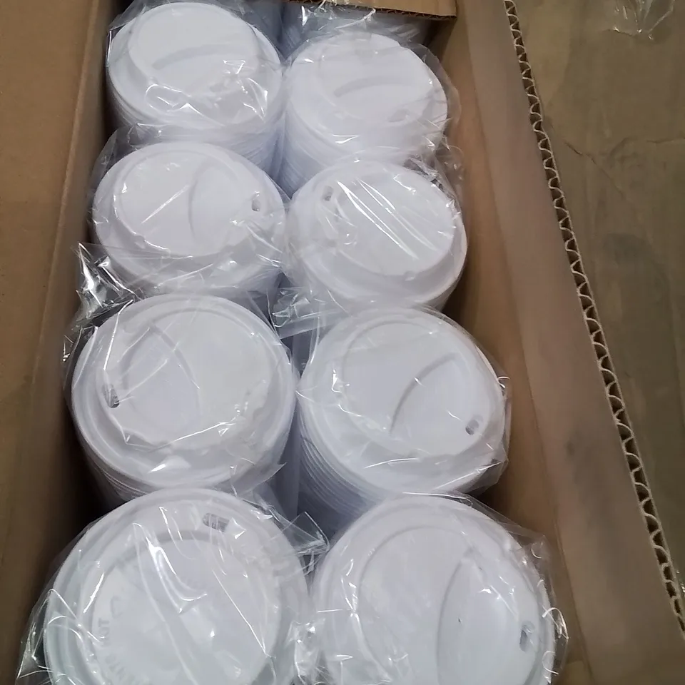 PALLET CONTAINING LARGE QUANTITY OF REFUSE SACKS, THROW AWAY CUP LIDS ECT.