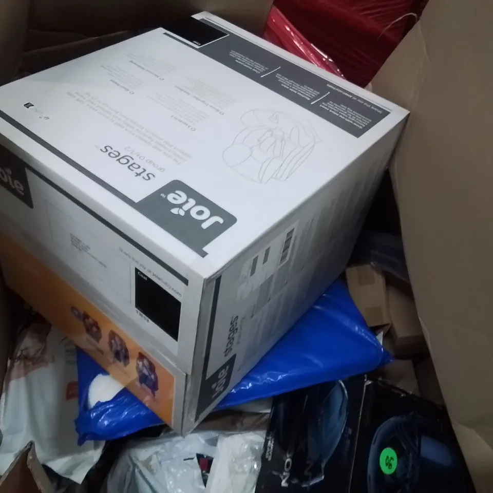 PALLET OF ASSORTED HOUSEHOLD GOODS AND PRODUCTS TO INCLUDE;LS2 BIKE HELMET, JOLE BABY BOOSTER SEAT