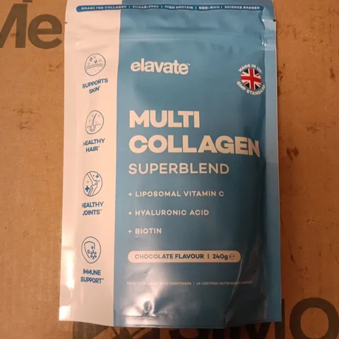 ELAVATE MULTI COLLAGEN SUPERBLEND – CHOCOLATE FLAVOUR - 240G