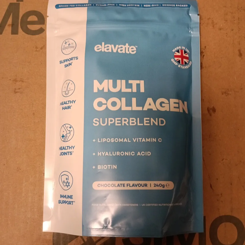 ELAVATE MULTI COLLAGEN SUPERBLEND – CHOCOLATE FLAVOUR - 240G