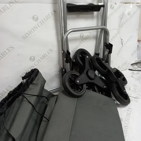 LOCK 'N LOCK INSULATED SHOPPING TROLLEY CART IN GREY
