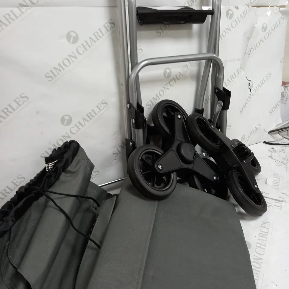 LOCK 'N LOCK INSULATED SHOPPING TROLLEY CART IN GREY 