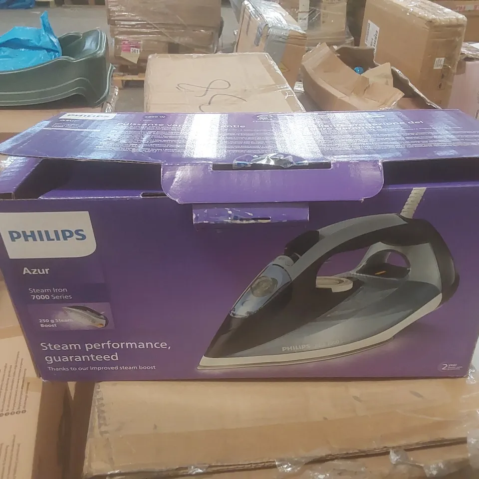 BOXED PHILIPS AZUR STEAM IRON 7000 SERIES