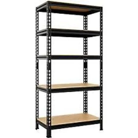 BOXED YAHEETECH HEAVY DUTY STORAGE SHELF - BLACK