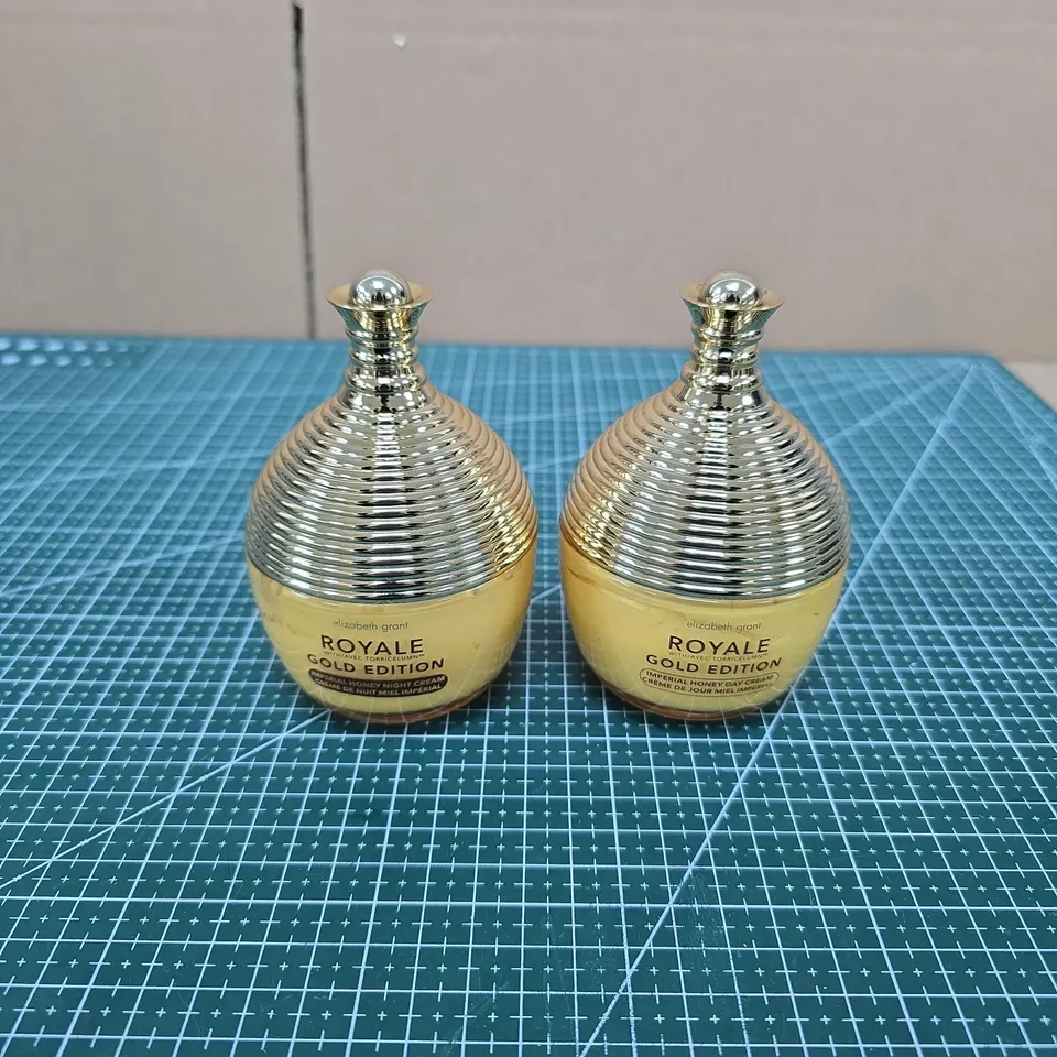 ELIZABETH GRANT ROYALE GOLD EDITION FACIAL NIGHT CREAM – SET OF 2 JARS