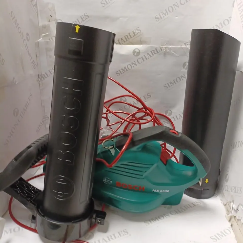 BOSCH ALS 2500 ELECTRIC GARDEN VACUUM AND LEAF BLOWER 240V