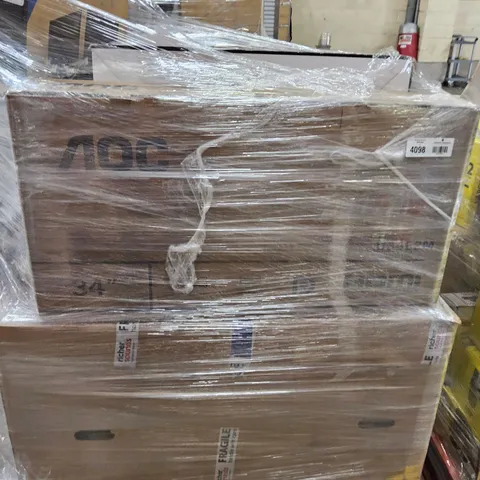 PALLET OF APPROXIMATELY 19 UNPROCESSED RAW RETURN MONITORS TO INCLUDE;
