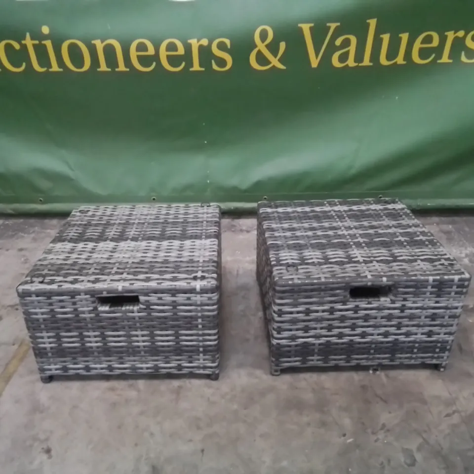 BOXED LINEA 7 PIECE RATTAN SET WITH PE COVER     