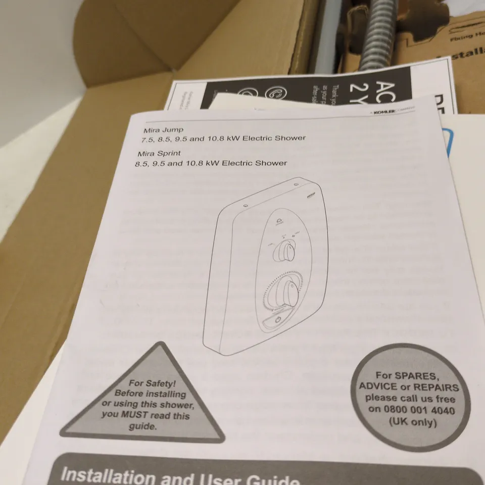 MIRA ELECTRIC SHOWER INSTALLATION KIT (JUMP/SPRINT) – BOXED