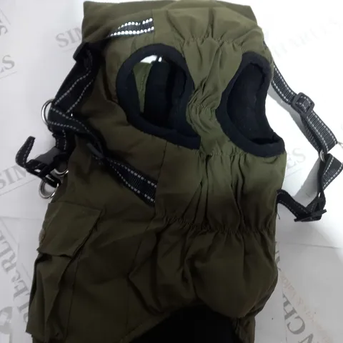 bagged woiil dog coat waterproof vest 