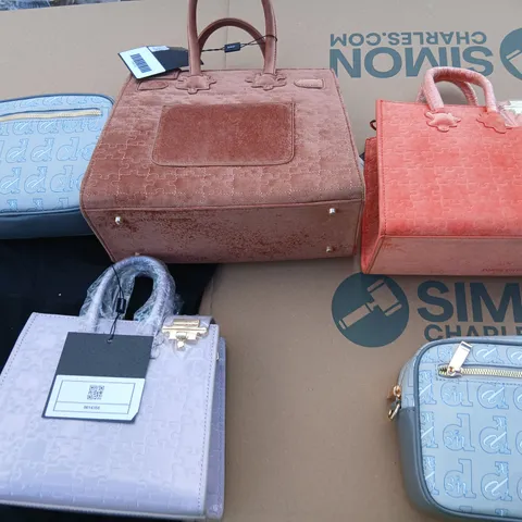 EIGHT ASSORTED DANIEL DIYEPRIYE BAGS