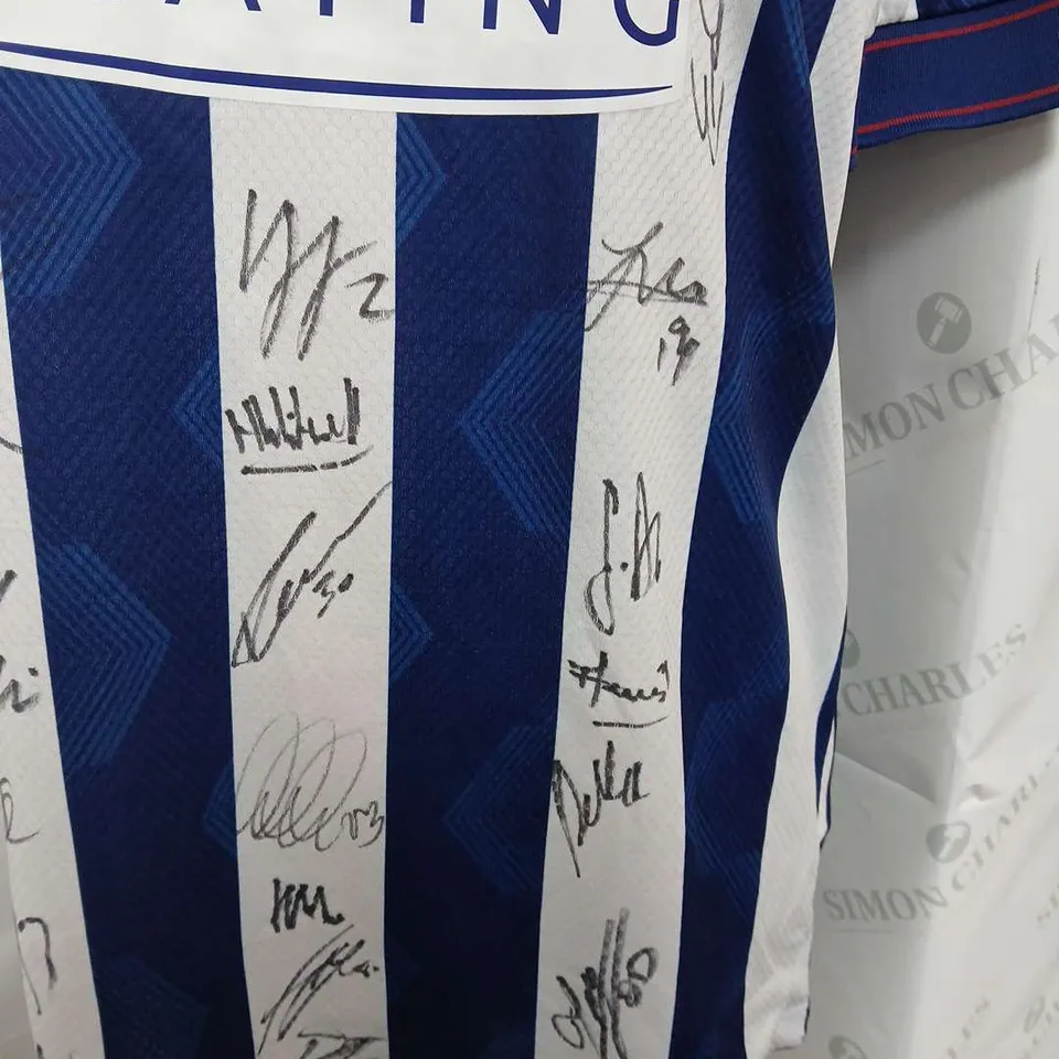 SIGNED MACRON WEST BROM HOME 24/25 JERSEY - LARGE