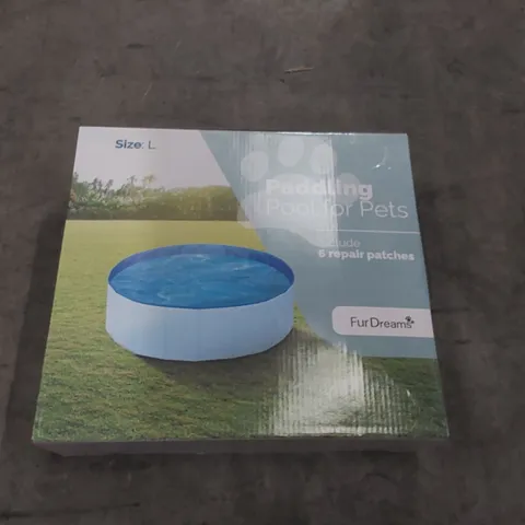 BOXED FURDREAMS PADDLING POOL FOR PETS 