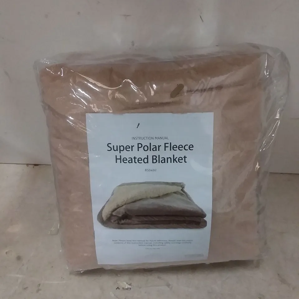 SUPER POLAR FLEECE 160 X 120 CM BLANKET ( ROSE ) ( FAULTY )