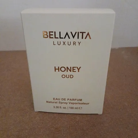 BOXED AND SEALED BELLAVITA LUXURY HONEY OUD EAU DE PARFUM 100ML
