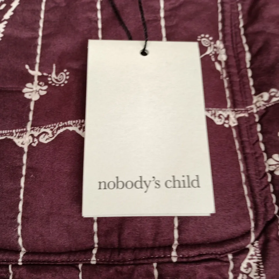 Nobody's Child Quilted Printed Jacket - Red, UK Size L (Kids)