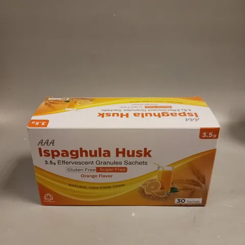 BOXED AAA ISPAGHULA HUSK EFFERVESCENT GRANULES SACHETS - ORANGE