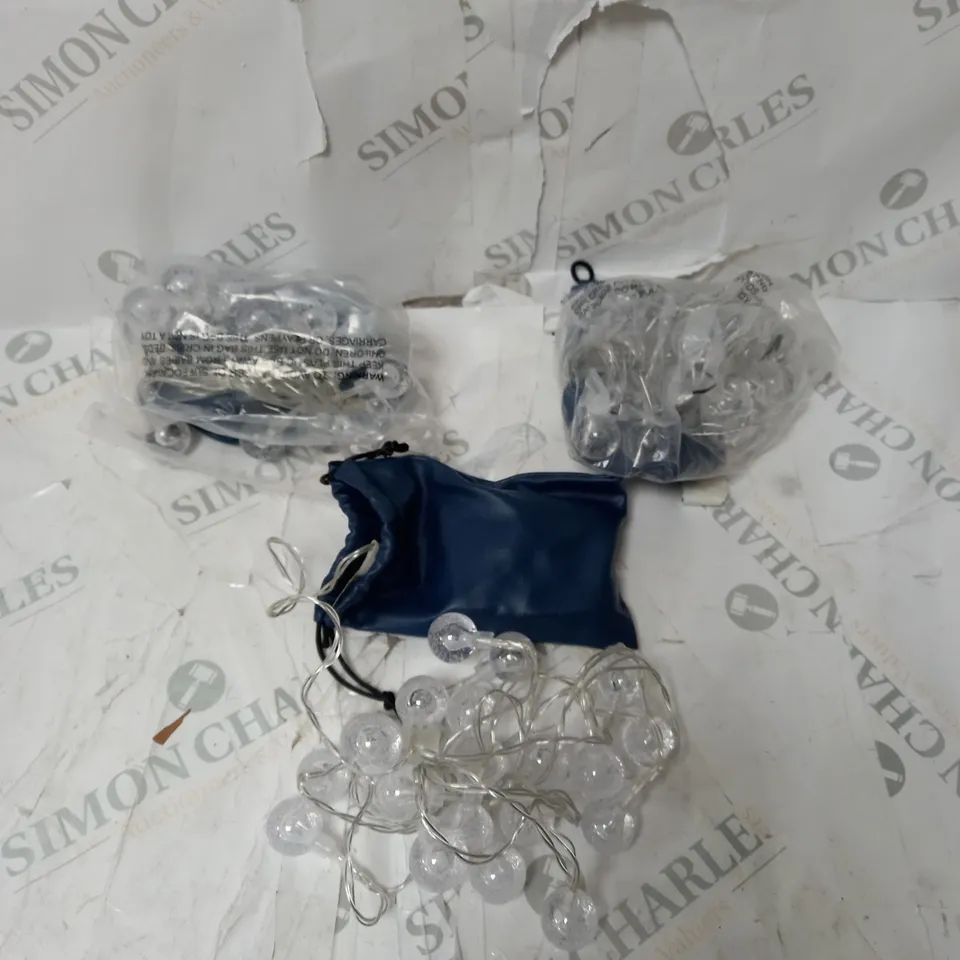 BOXED SET OF 3 BATTERY POWERED BALL LIGHTS