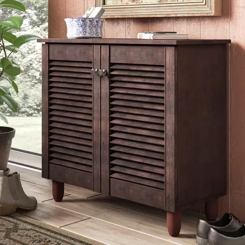 BOXED MORGAN 9 PAIR SHOE STORAGE CABINET 