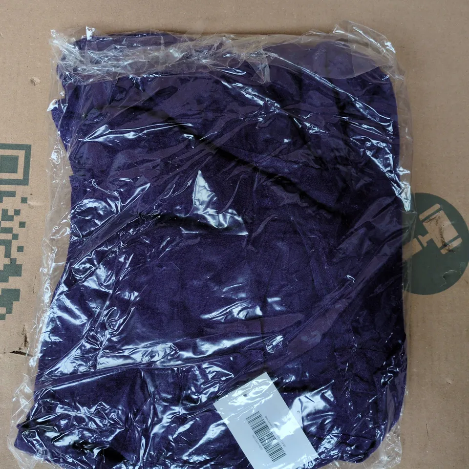 BAGGED BOX2 DUA LINEN DRESS IN PURPLE SIZE 18-20