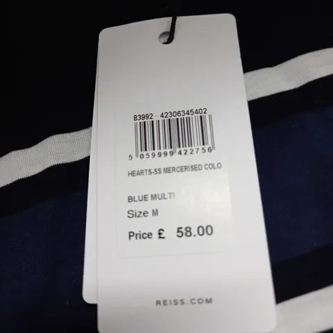 REISS HEARTS STRIPE SHIRT SIZE M