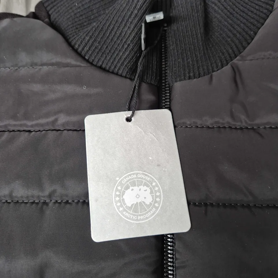 CANADA GOOSE HYBRIDGE KNIT PACKABLE JACKET – MEN’S, BLACK, SIZE L