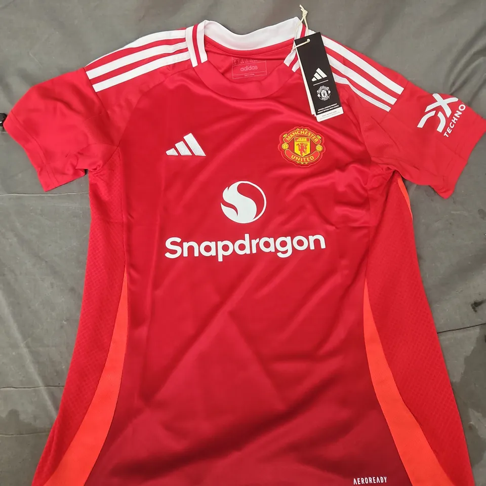 ADIDAS MANCHESTER UNITED 24/25 HOME JERSEY SIZE SMALL