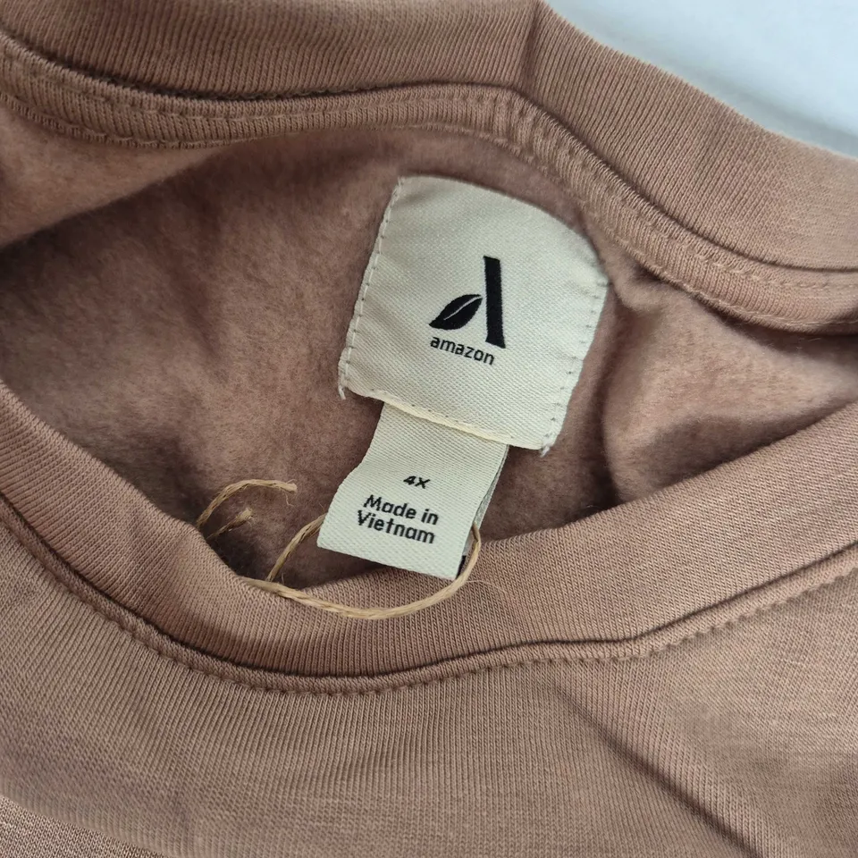 APPROXIMATELY 30 ASSORTED AMAZON WOMENS JUMPERS IN BROWN