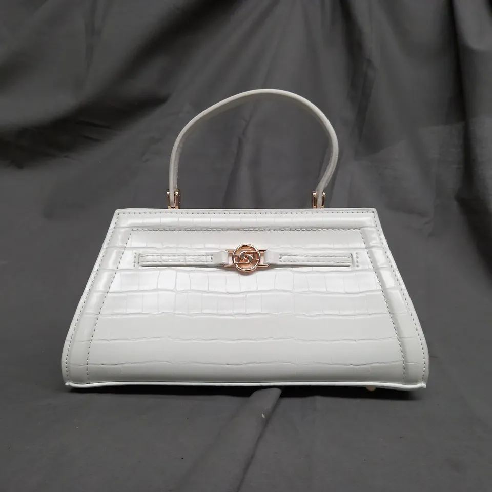 DUNE LONDON WHITE SMALL CLUTCH BAG