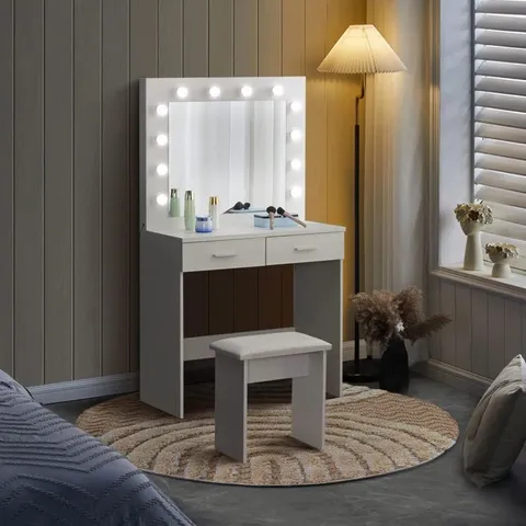 BOXED LUBELIHLE DRESSING TABLE - WHITE (1 BOX)