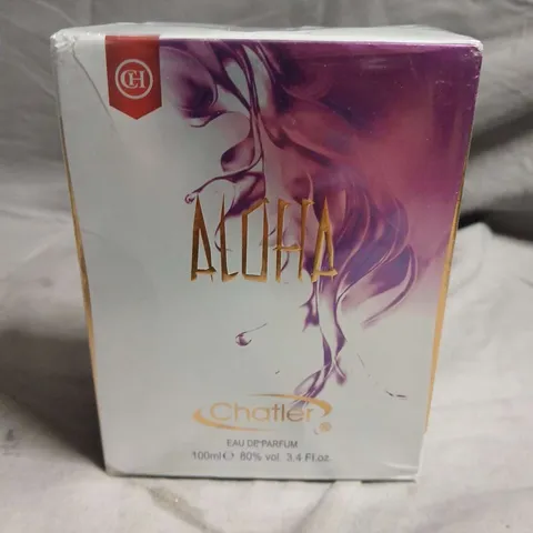 BOXED AND SEALED CHATLER ALOFIA EAU DE PARFUM 100ML