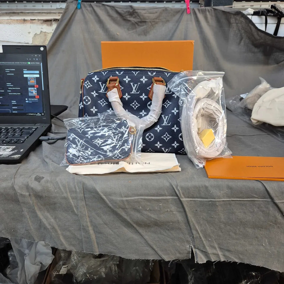 LOUIS VUITTON MONOGRAM CANVAS HANDBAG WITH DETACHABLE STRAP – BOXED 