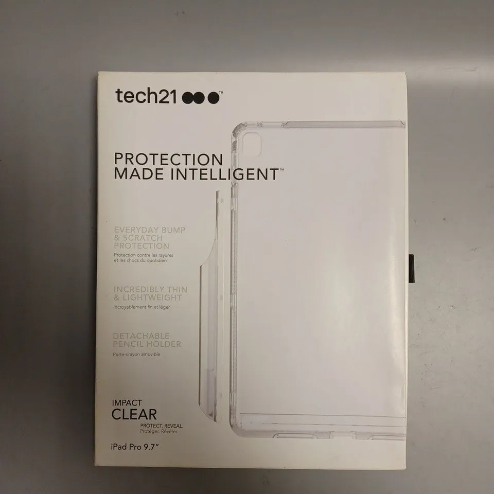 7 X BOXED TECH21 IMPACT CLEAR PROTECTIVE CASES FOR IPAD PRO 9.7" 