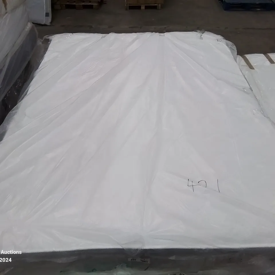 QUALITY BAGGED 5FT CLOUDS MEMORY SPRUNG OPEN COIL MATTRESS 