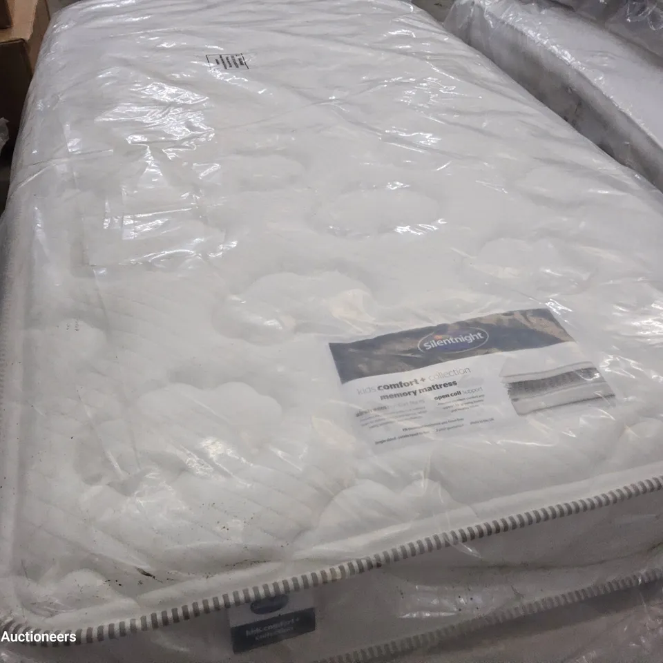 QUALITY BAGGED SILENTNIGHT 3' SINGLE KIDS COMFORT MEMORY MATTRESS 