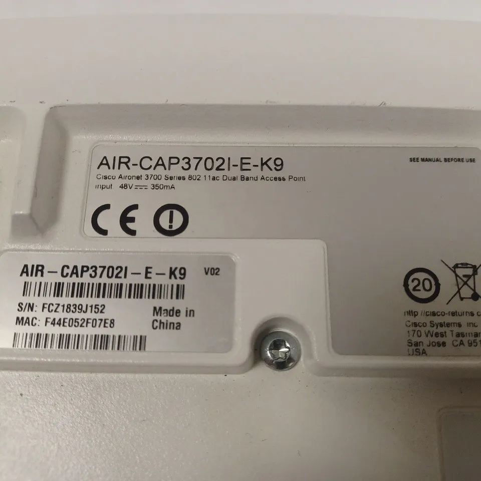 LOT OF 2 UNBOXED CISCO DUAL BAND ACCESS POINTS 