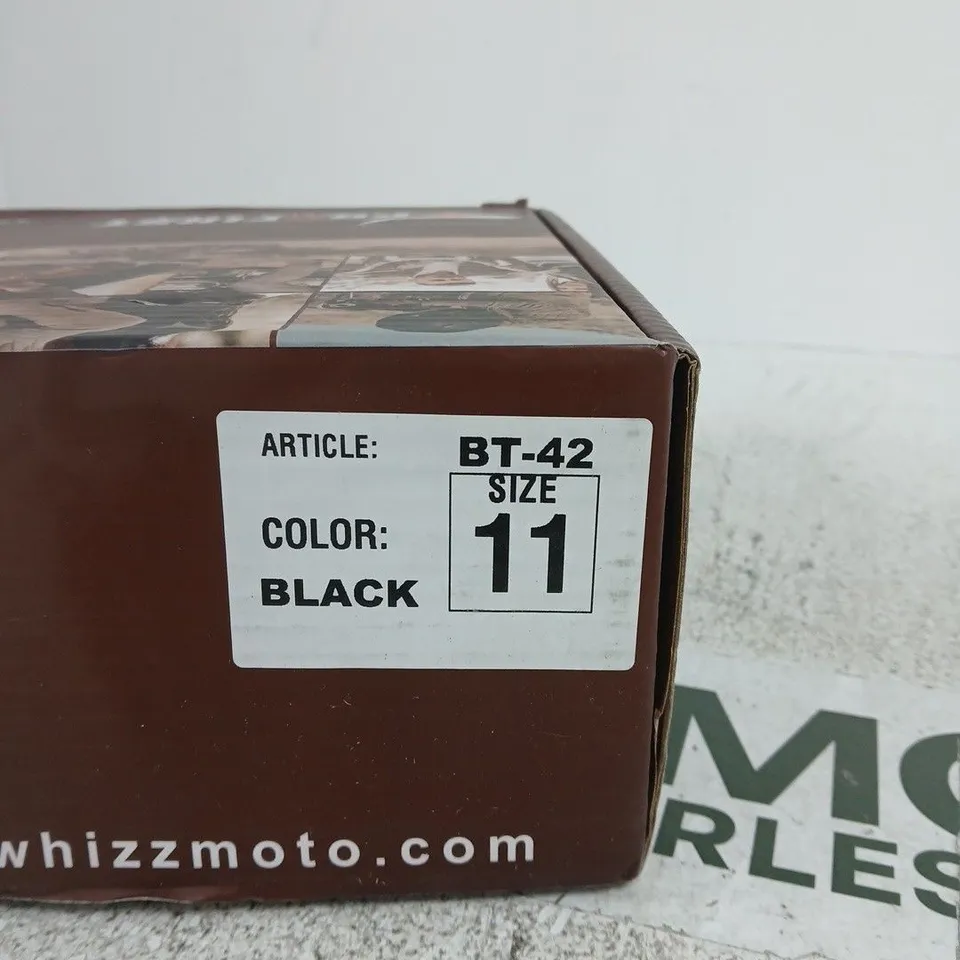 PROFIRST BT-42 MOTORBIKE BOOTS – BLACK, UK SIZE 11