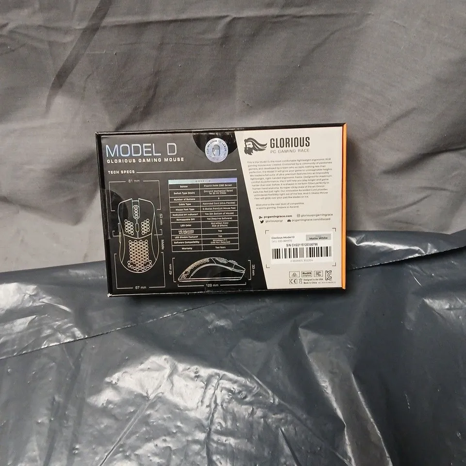 GLORIOUS MODEL D GAMING MOUSE. SEALED
