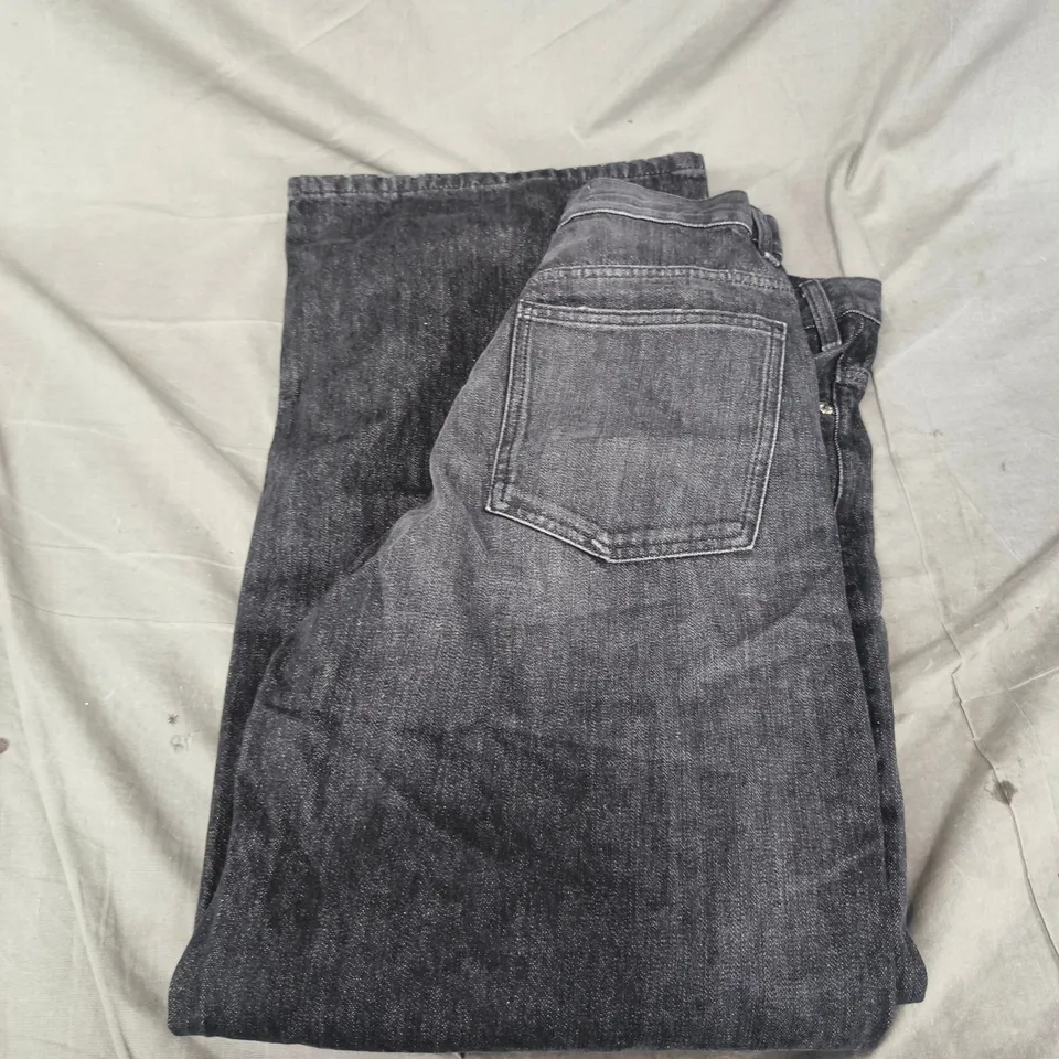 ZARA WOMEN'S DARK DENIM JEANS - UK 12 