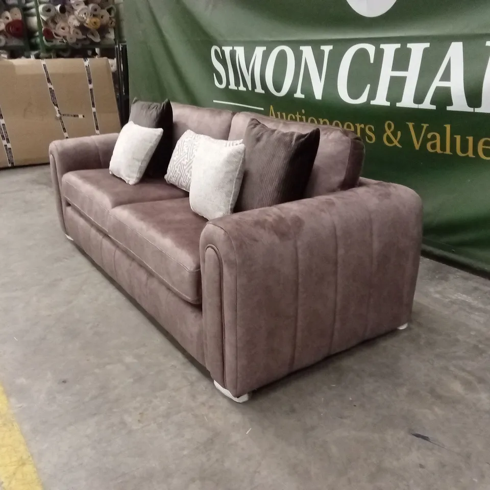 AMARA 3 SEATER SOFA - CHOCOLATE RRP £1249