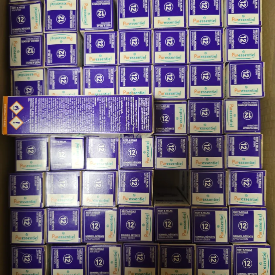 LARGE QUANTITY OF PURESSENTIEL REST & RELAX AIR SPRAYS