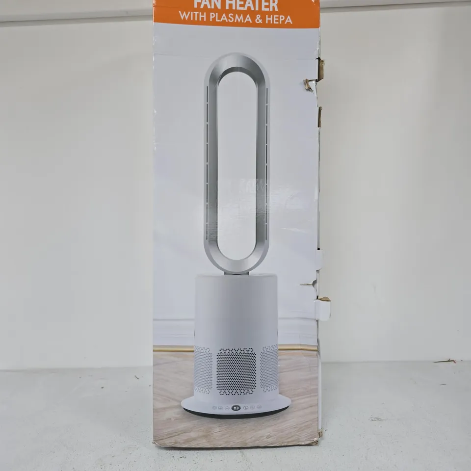 HOMESMART BLADELESS FAN HEATER WITH PLASMA & HEPA – BOXED