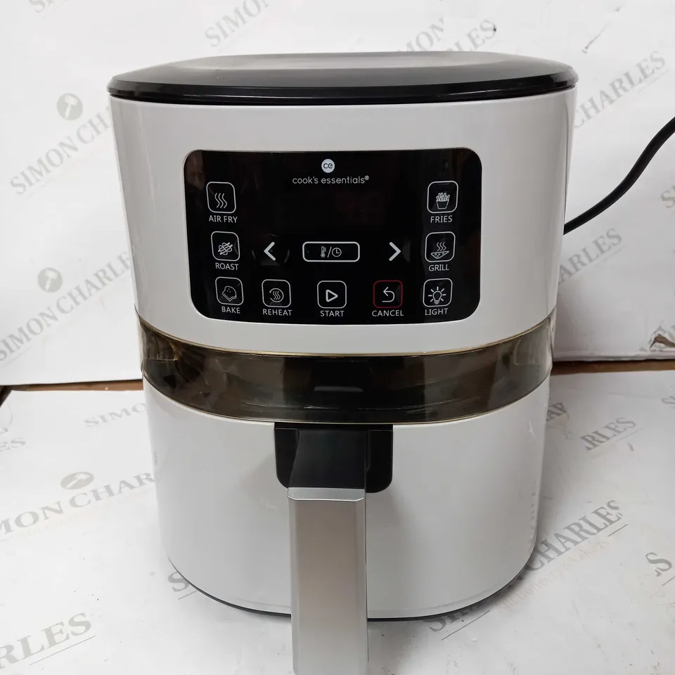 BOXED COOK'S ESSENTIALS 4.0L AIR FRYER, COOL GREY