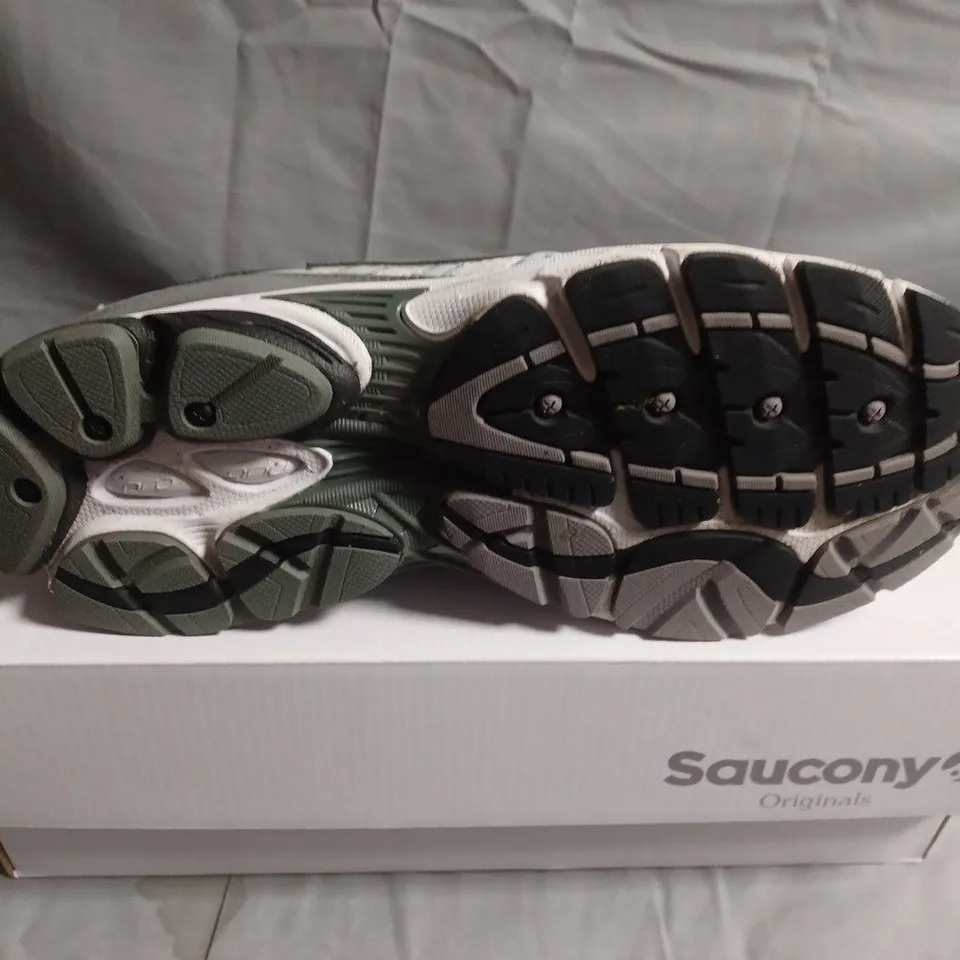 BOXED PAIR OF SAUCONY ORIGINALS SNEAKERS – UK SIZE 9