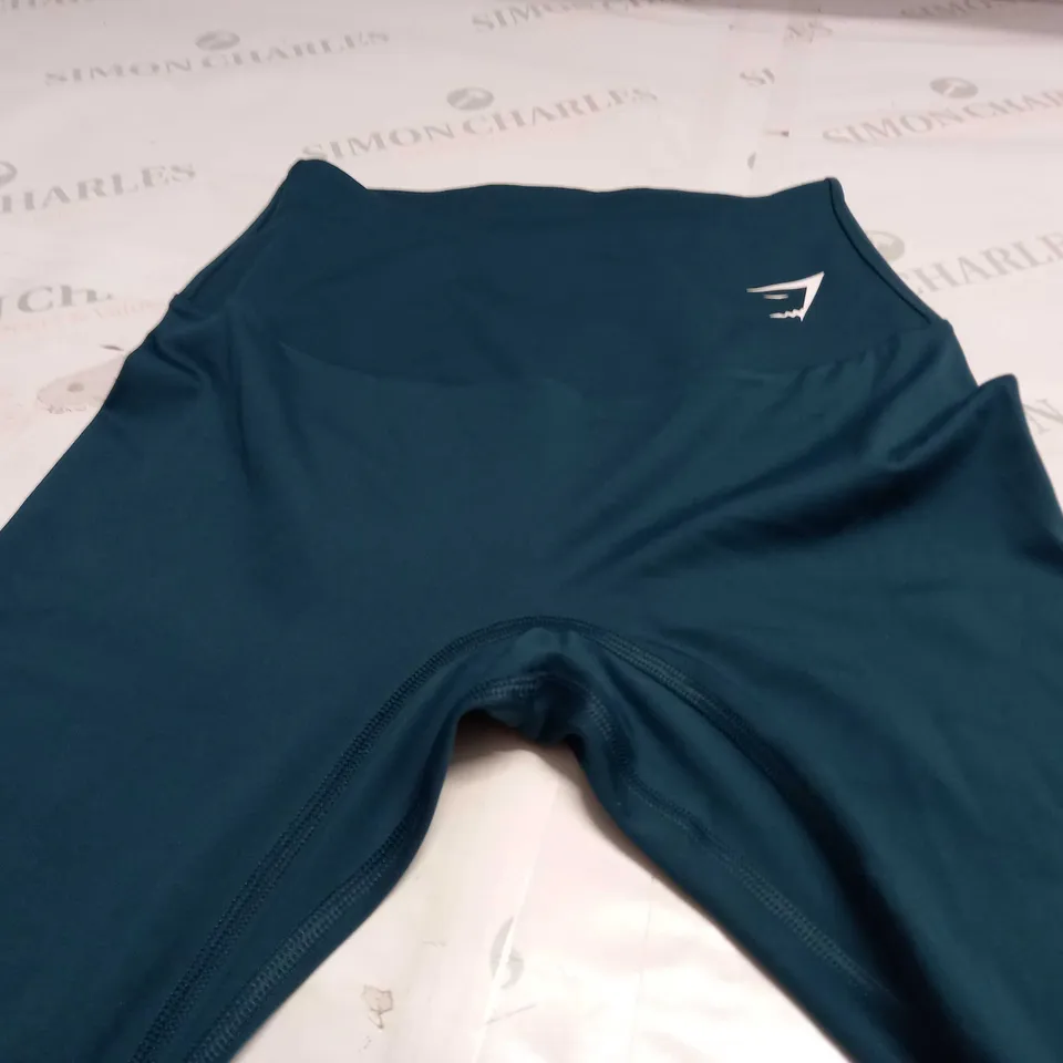 GYMSHARK LEGGING JOGGERS SEA GREEN - SMALL
