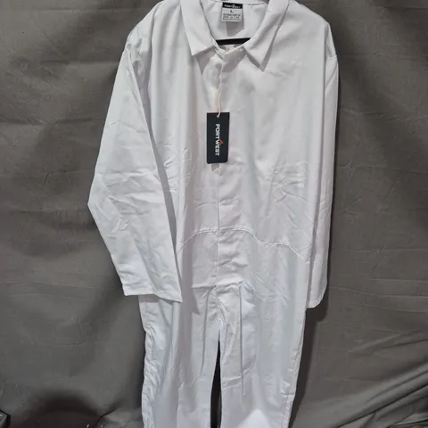 PORTWEST FOOD BOILERSUIT β WHITE β LARGE (LEG 31\")