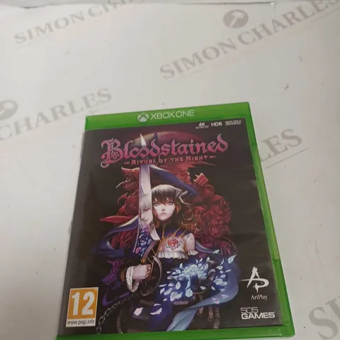 XBOX ONE BLOODSTAINES RITUAL OF THE NIGHT
