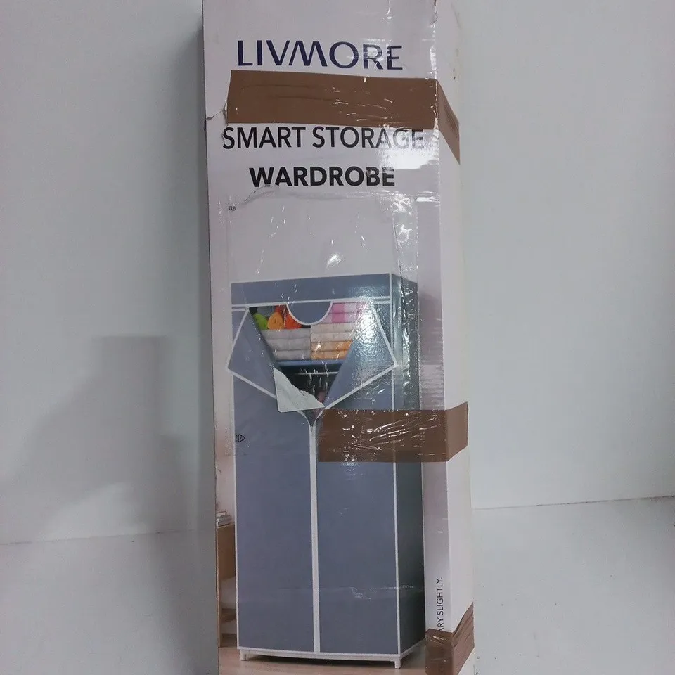 BOXED LIVMORE SMART STORAGE WARDROBE