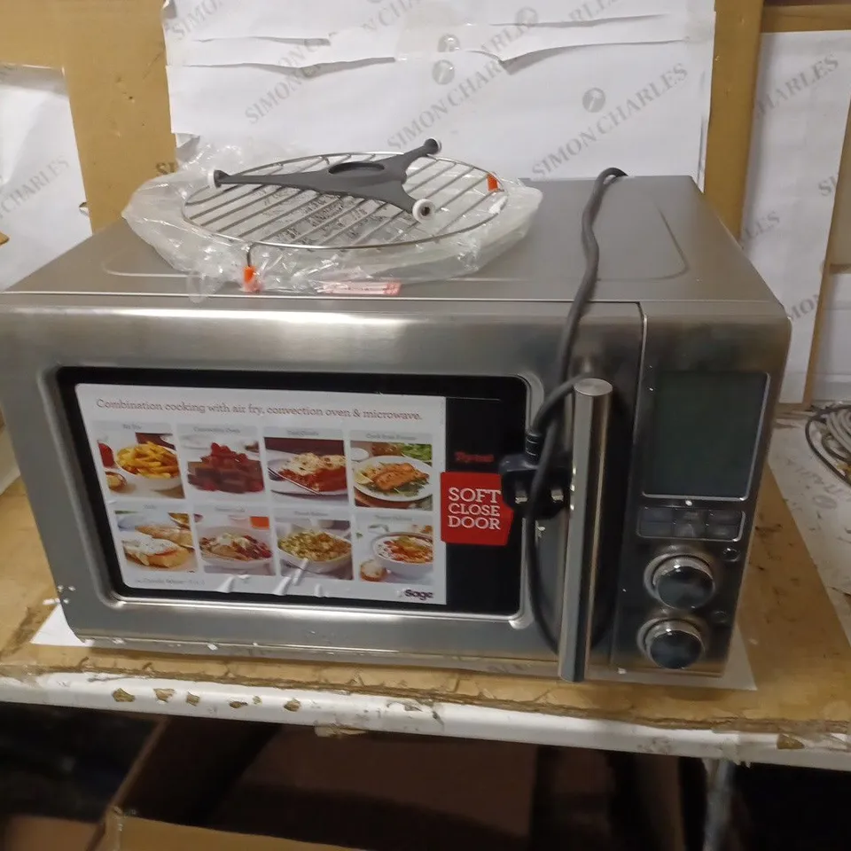 SAGE SMO870 COMBI WAVE, AIR FRYER, CONVECTION OVEN & MICROWAVE, SILVER