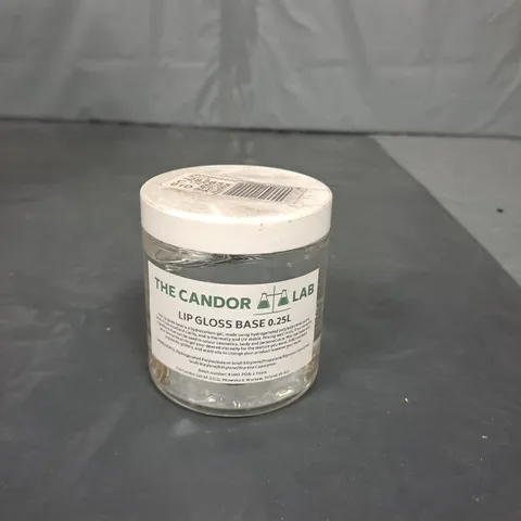 BOX OF APPROXIMATELY 10 TUBS OF LIP GLOSS BASE 250ML